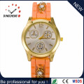 2016 Gift Christmas Gold Watch Quartz Movement Watch Diamond Silicone Strap Watch for Women Watch (DC-631)